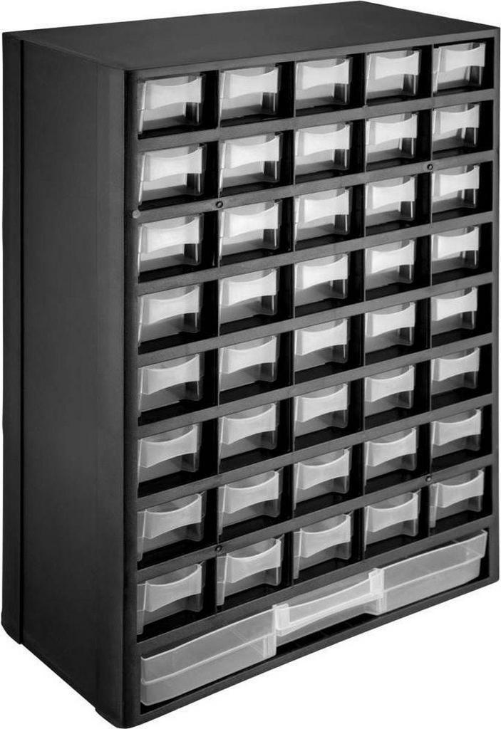 tectake® - Assortimentskast met 41 transparante laden - Idea, Huis en Inrichting, Overige Huis en Inrichting, Nieuw, Verzenden