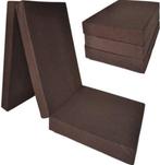 Logeermatras extra dik - bruin - camping matras - reismat..., Huis en Inrichting, Ophalen of Verzenden, Nieuw