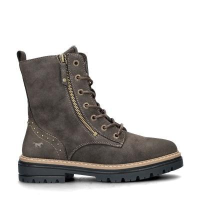 Mustang veterboots voor dames in het Grijs, Kleding | Dames, Schoenen, Lage of Enkellaarzen, Grijs, Nieuw, Verzenden