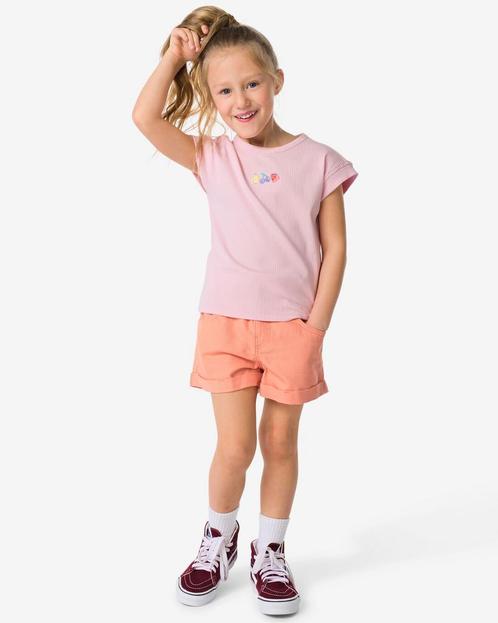 HEMA Kinder korte broek paperbag perzik, Kinderen en Baby's, Kinderkleding | Overige, Nieuw, Verzenden