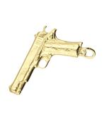 Gouden Pistool automatisch kettinghanger, Verzenden, Nieuw