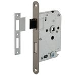Intersteel badkamer/toiletslot 63/8mm met RVS voorplaat, Doe-het-zelf en Verbouw, Hang- en Sluitwerk, Verzenden, Nieuw
