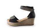 Rieker Sandalen in maat 38 Zwart | 10% korting, Kleding | Dames, Verzenden, Zwart, Sandalen of Muiltjes, Zo goed als nieuw