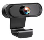 Webcam 1080p laptop USB microfoon PC FullHD *zwart*, Computers en Software, Nieuw, Verzenden