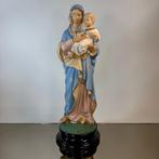 Beeld, Maria met Kind & de Slang - 42 cm - Groot Polychroom