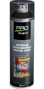 Pro paint industrie lak deklaag 500 ml, diepzwart, 9005 mat, Verzenden, Nieuw