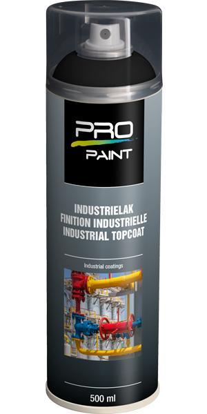 Pro paint industrie lak deklaag 500 ml, diepzwart, 9005 mat, Doe-het-zelf en Verbouw, Verf, Beits en Lak, Nieuw, Verzenden