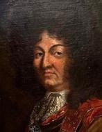Ecole Française (vers 1700) - Portrait de Louis XIV - Le Roi, Antiek en Kunst, Kunst | Schilderijen | Klassiek
