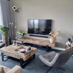 Bielzen tv meubel/oud eiken spoorbielzen/oud hout/salontafel
