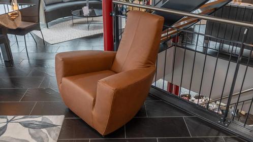 Fauteuil Label Longa  Rancho leer, Huis en Inrichting, Fauteuils, 75 tot 100 cm, Zo goed als nieuw, 75 tot 100 cm, Leer, Ophalen of Verzenden