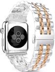 Apple Watch rvs schakel band - zilver rose goud - iwatch -