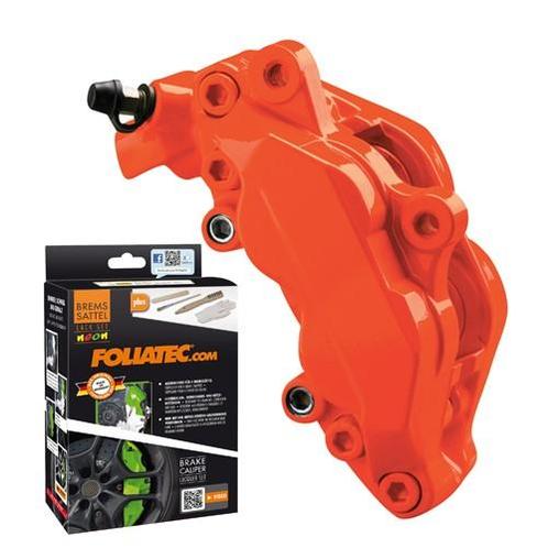 Foliatec Remklauwlakset | NEON oranje | 4 Komponenten, Auto diversen, Tuning en Styling, Verzenden