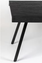 Eettafel Tessa 180x90 cm Zwart Teak House of Rebels, Huis en Inrichting, Tafels | Eettafels, Verzenden, Nieuw