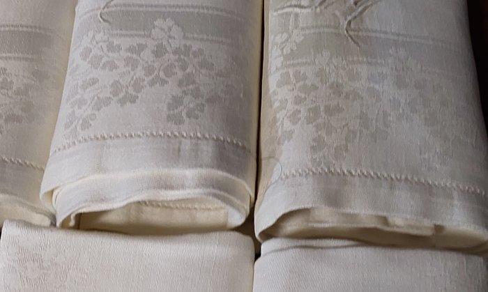 Servet (12) - 52 cm - 54 cm, Antiek en Kunst, Antiek | Kleden en Textiel