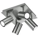 LED Plafondspot - Trion Mary - GU10 Fitting - 4-lichts -, Huis en Inrichting, Lampen | Spots, Nieuw, Plafondspot of Wandspot, Led