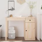 vidaXL Bureau 100x50x75 cm massief grenenhout, Huis en Inrichting, Verzenden, Nieuw