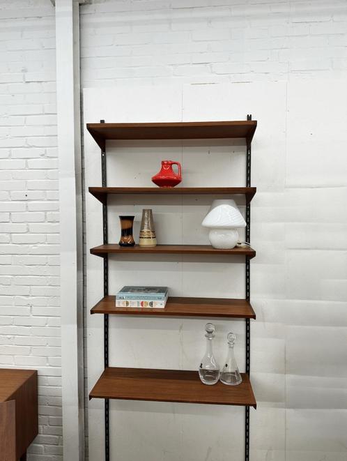 Vintage boekenrek | Wandsysteem | Kai Kristiansen |, Huis en Inrichting, Woonaccessoires | Wandplanken en Boekenplanken, Ophalen of Verzenden