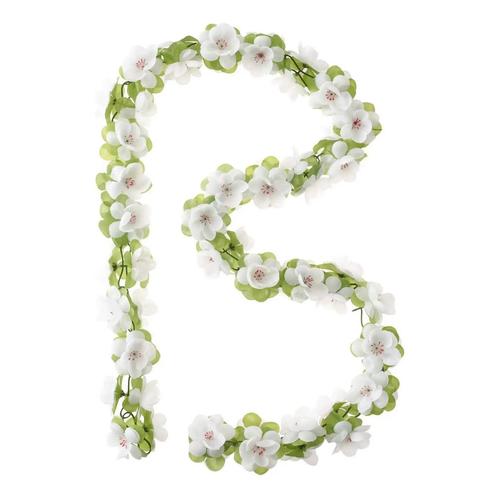 Basil Bloemenslinger Garland Rozen Wit, Fietsen en Brommers, Fietsaccessoires | Overige Fietsaccessoires, Nieuw, Verzenden