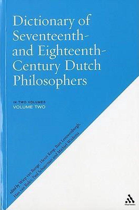 Dictionary of Seventeenth- and Eighteenth-Century Dutch Phil, Boeken, Filosofie, Verzenden