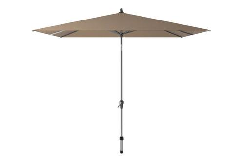 Platinum Riva parasol 2,5x2,5 m. taupe, Tuin en Terras, Parasols, Stokparasol, Nieuw, Kantelbaar, Verzenden