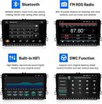 Hikity - 2+64G DAB/DAB+ Autoradio - Android 13 met Navigatie, Auto diversen, Autonavigatie, Verzenden, Zo goed als nieuw