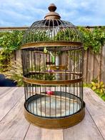Antiek Vogelkooi - Messing - XL- H80cm/6,5Kg
