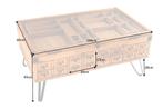 Vintage salontafel SEVEN SEAS 100cm natuurlijk grenen, Huis en Inrichting, Kasten | Overige, Ophalen of Verzenden, Nieuw