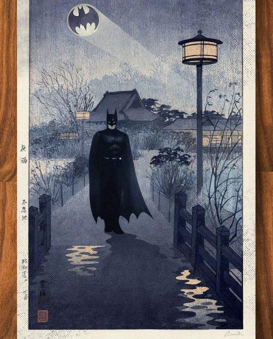 Kodo88 - 1 Fine Art Giclée - Batman: Rainy Night at, Boeken, Strips | Comics