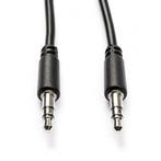 3.5 mm jack kabel | Nedis | 1 meter (Stereo, Zwart), Verzenden, Nieuw