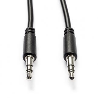 3.5 mm jack kabel | Nedis | 1 meter (Stereo, Zwart), Audio, Tv en Foto, Audiokabels en Televisiekabels, Nieuw, Verzenden