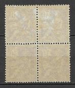 Frankrijk 1900 - Quartina 30c. violet, 3 stuks MNH, 1 stuk, Gestempeld