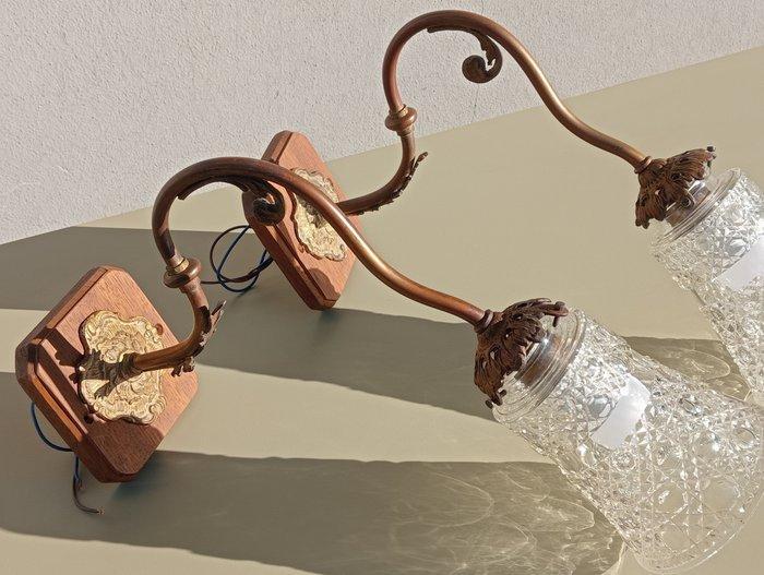 Wandspot (2) - Messing, Antiek en Kunst, Curiosa en Brocante