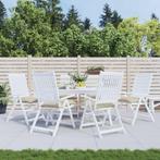 vidaXL Palletkussens 6 st 50x50x7 cm oxford stof beige, Verzenden, Nieuw, Beige