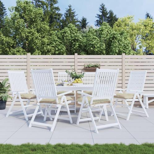 vidaXL Palletkussens 6 st 50x50x7 cm oxford stof beige, Huis en Inrichting, Woonaccessoires | Kussens, Beige, Nieuw, Verzenden