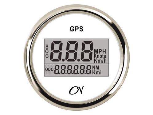 CN GPS Snelheidsmeter wit/zwart - 52 mm, Watersport en Boten, Bootonderdelen, Nieuw, Ophalen of Verzenden