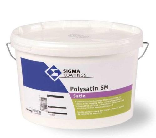 Sigma Polysatin SM Satin - RAL 9005 Zwart - 2,5 liter, Doe-het-zelf en Verbouw, Verf, Beits en Lak, Verzenden