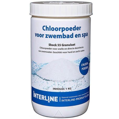 Interline chloorshock chloorpoeder - 1 kg, Tuin en Terras, Zwembad-toebehoren, Nieuw, Verzenden