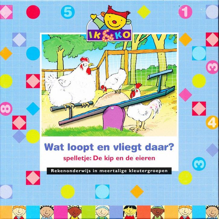 Ik en Ko Rekenen Kleutersetje Wat loopt en vliegt daar?, Boeken, Schoolboeken, Nieuw, Verzenden