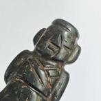 Tibetaans of Nepalese Black Jadeite Oude staande, Antiek en Kunst