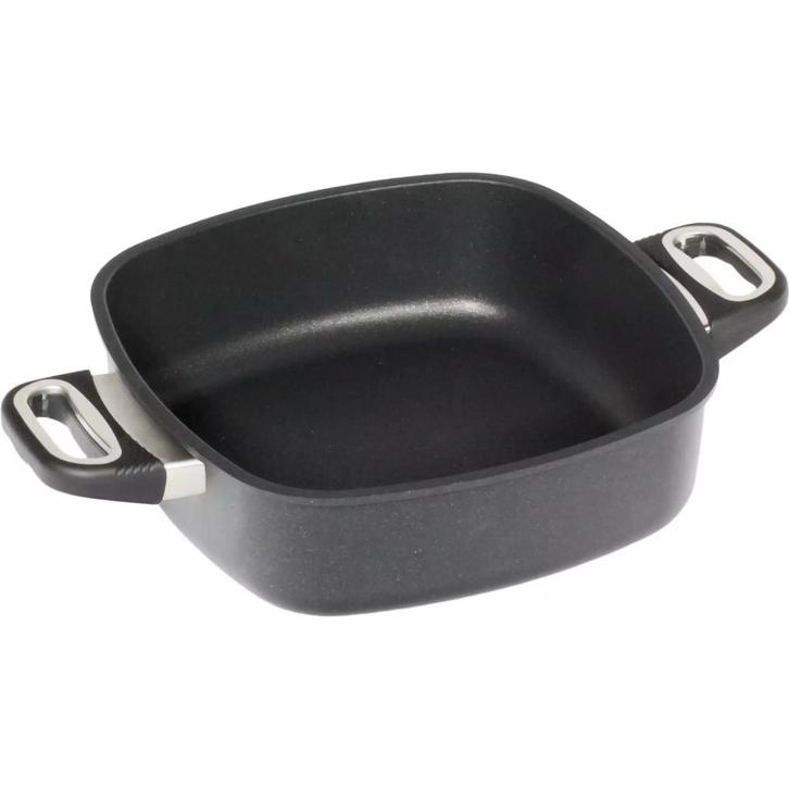 AMT Gastroguss Vierkante pan – gietaluminium – antiaanba, Huis en Inrichting, Keuken | Potten en Pannen, Nieuw, Ophalen of Verzenden