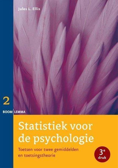 Statistiek voor de psychologie Deel 2 | 9789059319738, Boeken, Studieboeken en Cursussen, Verzenden