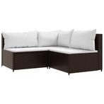3-delige Loungeset bruin | OP = OP | Tuin musthave!, Tuin en Terras, Rotan, 3 zitplaatsen, Nieuw, Ophalen of Verzenden