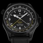 Tecnotempo - GMT Earthway - Automatic- Black - Limited, Sieraden, Tassen en Uiterlijk, Horloges | Heren, Nieuw