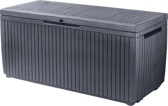 Tweedekans | Keter Springwood Opbergbox - 305L -, Tuin en Terras, Tuinmeubel-accessoires, Zo goed als nieuw, Ophalen of Verzenden