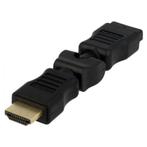 HDMI adapter - 360 graden - Verguld, Computers en Software, Pc- en Netwerkkabels, Nieuw, Ophalen of Verzenden