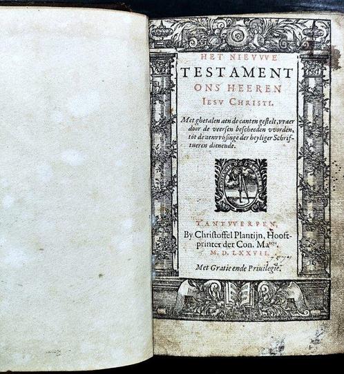 Christophe Plantin / Pieter van der Borcht - Het Nievwe, Antiek en Kunst, Antiek | Boeken en Bijbels