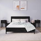 vidaXL Nachtkastjes 2 st 79,5x38x65,5 cm massief grenenhout, Minder dan 45 cm, Verzenden, Nieuw, 55 tot 70 cm