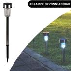 Benson Solar tuinlamp - RVS - Automatisch - 36 cm - Zilve..., Ophalen of Verzenden, Nieuw