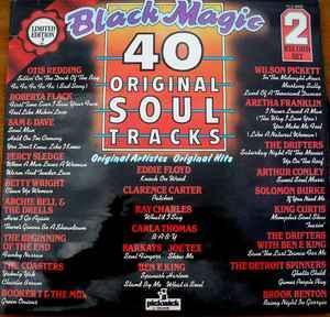 LP gebruikt - Various - Black Magic (40 Original Soul Tra..., Cd's en Dvd's, Vinyl | R&B en Soul, Zo goed als nieuw, Verzenden
