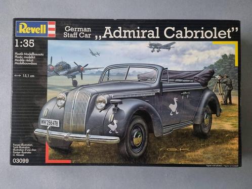 Revell 03099 Admiral Cabriolet 1:35, Hobby en Vrije tijd, Modelbouw | Auto's en Voertuigen, Revell, Verzenden
